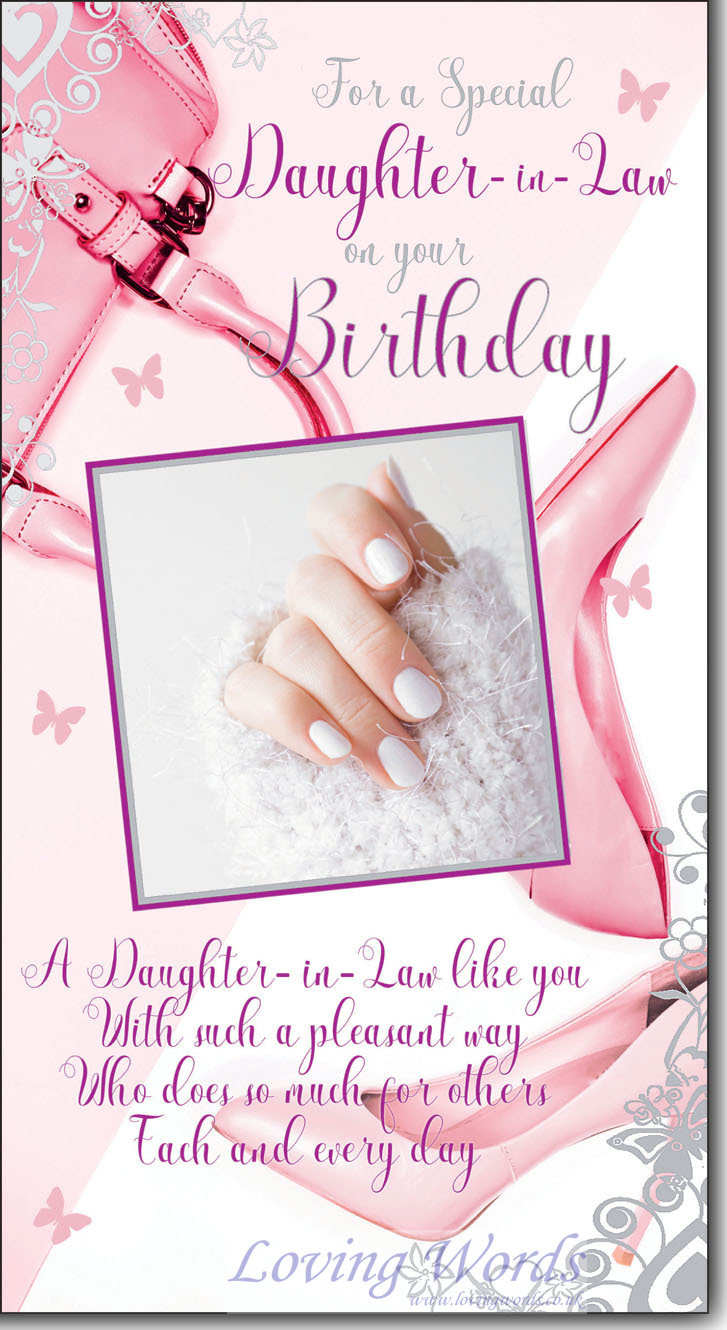 Daughter In Law Birthday Cards
 Daughter In Law Birthday