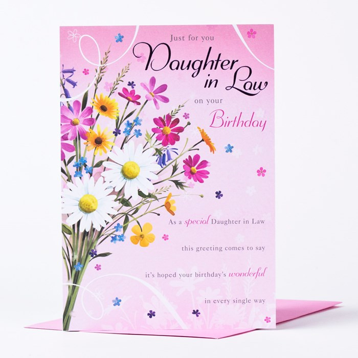 Daughter In Law Birthday Cards
 Birthday Card Just For You Daughter In Law