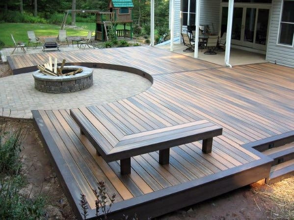 Deck Fire Pits
 Top 50 Best Deck Fire Pit Ideas Wood Safe Designs