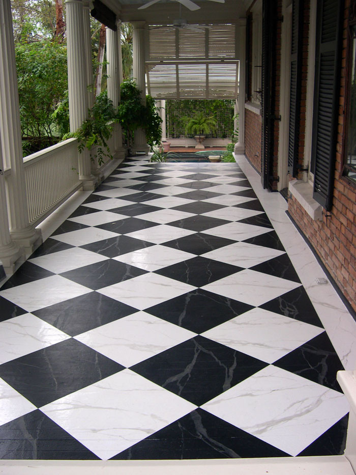 Deck Floor Paint
 Painted Floors – Sheila Zeller Interiors