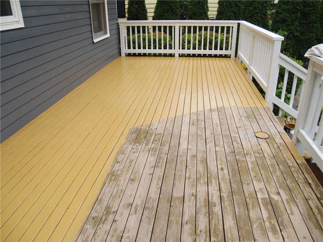 Deck Paint Stains
 How to Stain a Deck Tutorial & Cost Guide