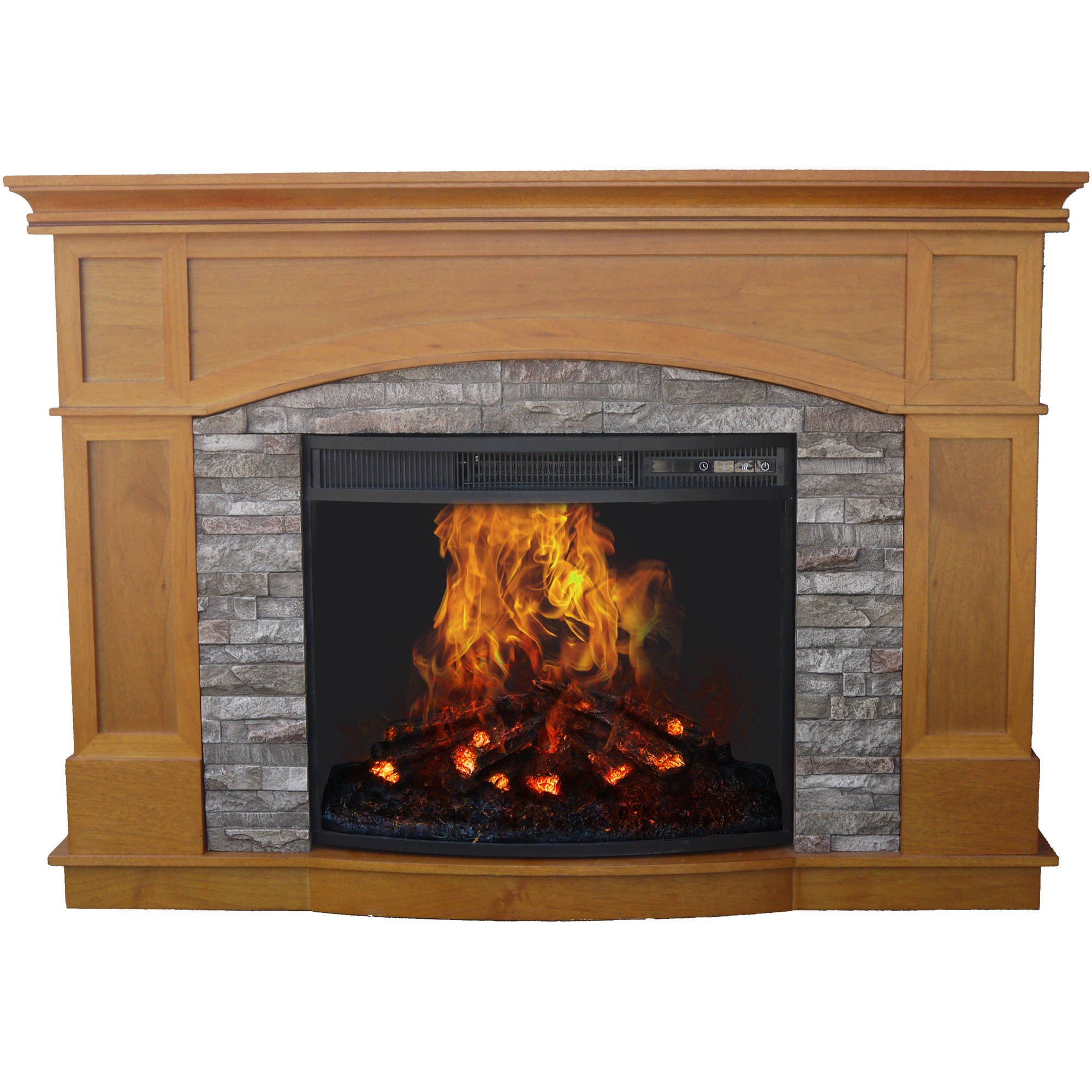 Decor Flame Electric Fireplace
 Decor Flame Electric Fireplace with 50" Mantle Walmart