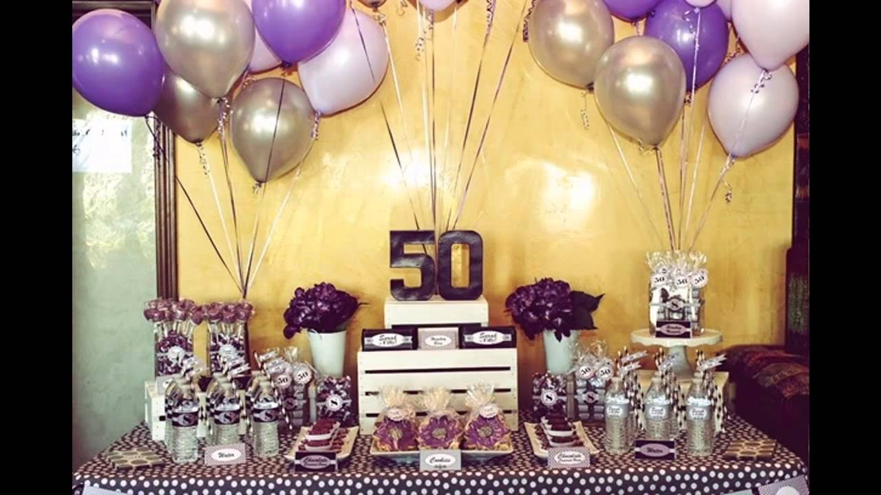 Decorations For A 50th Birthday Party
 50th birthday party ideas