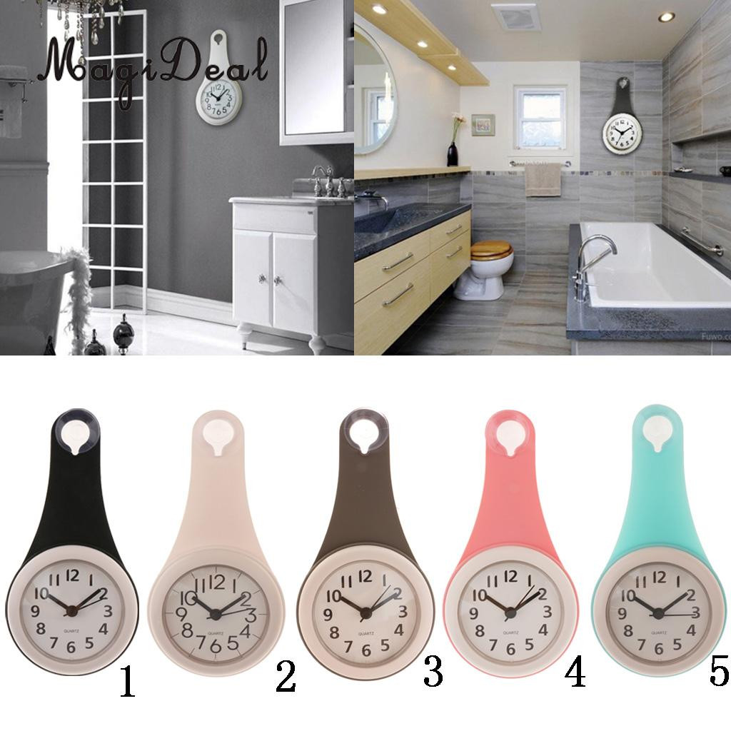Decorative Bathroom Wall Clocks
 Aliexpress Buy 4 Waterproof Wall Clock Decorative