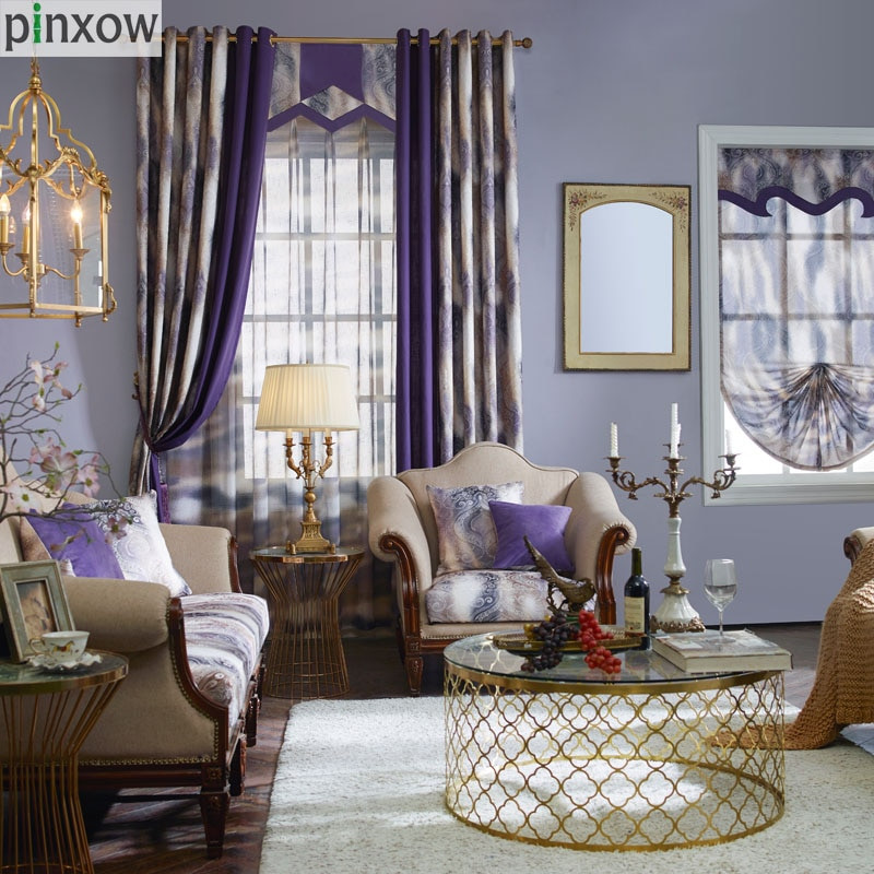 Decorative Curtains For Living Room
 Purple Curtains For Living Room Modern Curtain For Bedroom