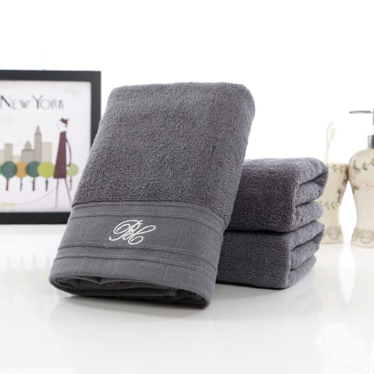 Decorative Hand Towels For Bathroom
 Aliexpress Buy 50 100cm 2pcs Grey Cotton Terry