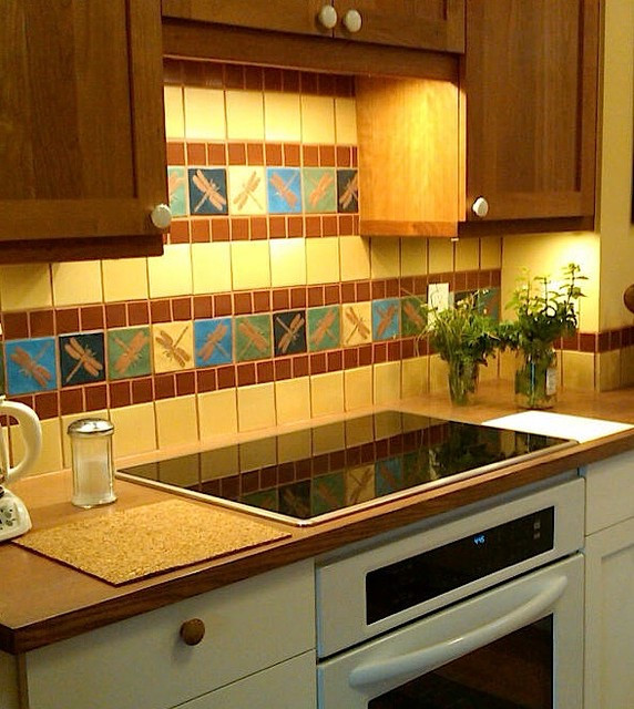 Decorative Tiles For Kitchen
 Decorative Tiles & Backsplashes Traditional Kitchen