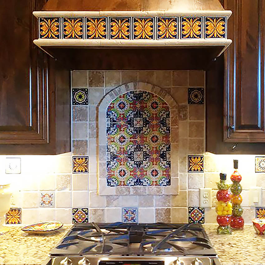 Decorative Tiles For Kitchen
 Painted Kitchen Tile Mural Collection – Mexican Tiles
