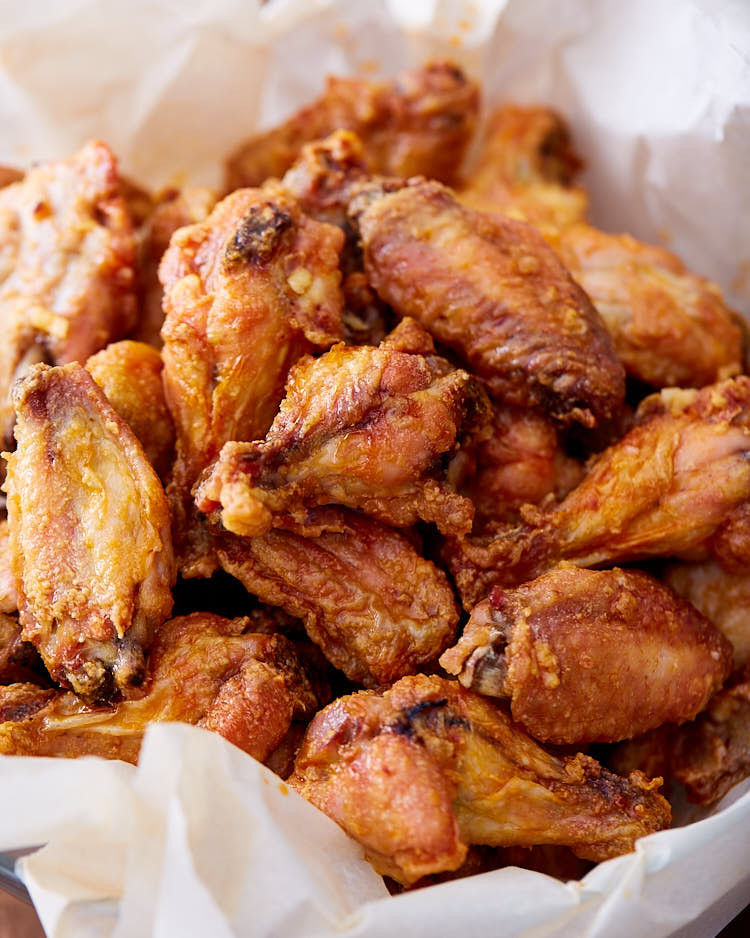 Deep Fried Chicken Wings Calories
 Extra Crispy Baked Chicken Wings i FOOD Blogger