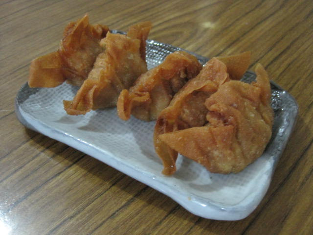 Deep Fried Dumplings
 Deep Fried Shrimp Meat Dumpling 煎虾肉饺子