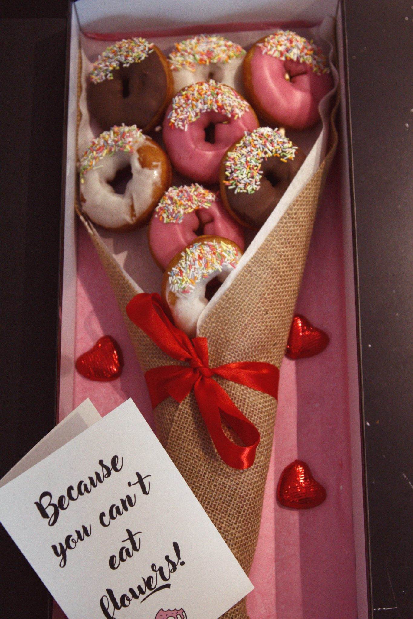 Delivered Birthday Gifts
 For flowers it’s all about donut bouquets