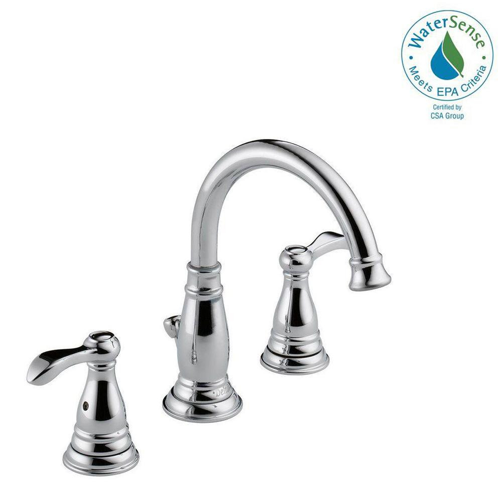 Delta Bathroom Sink Faucet
 Delta Porter 8 in Widespread 2 Handle Bathroom Faucet in