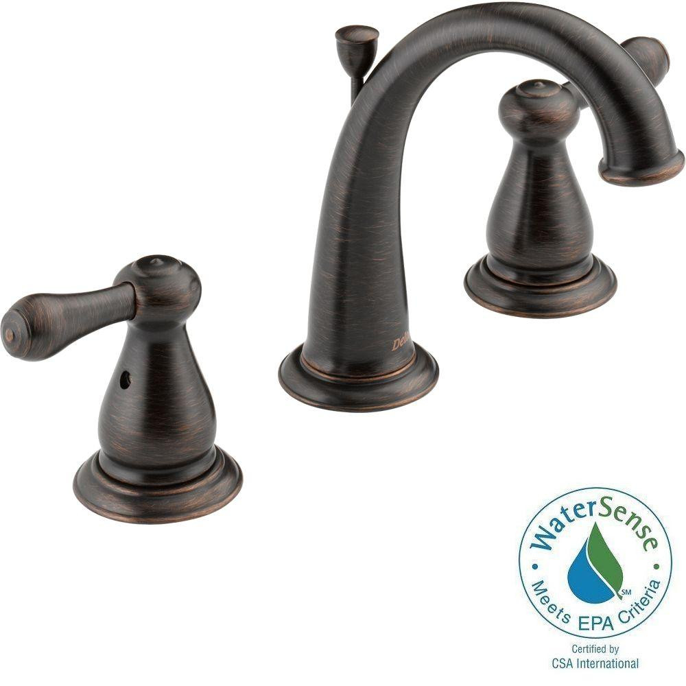 Delta Bathroom Sink Faucet
 Delta Leland 8 in Widespread 2 Handle High Arc Bathroom