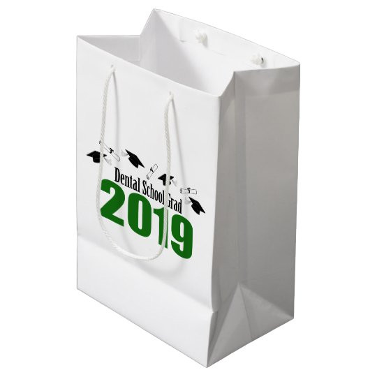 Dental School Graduation Gift Ideas
 Dental School Grad 2019 Graduation Green Medium Gift Bag