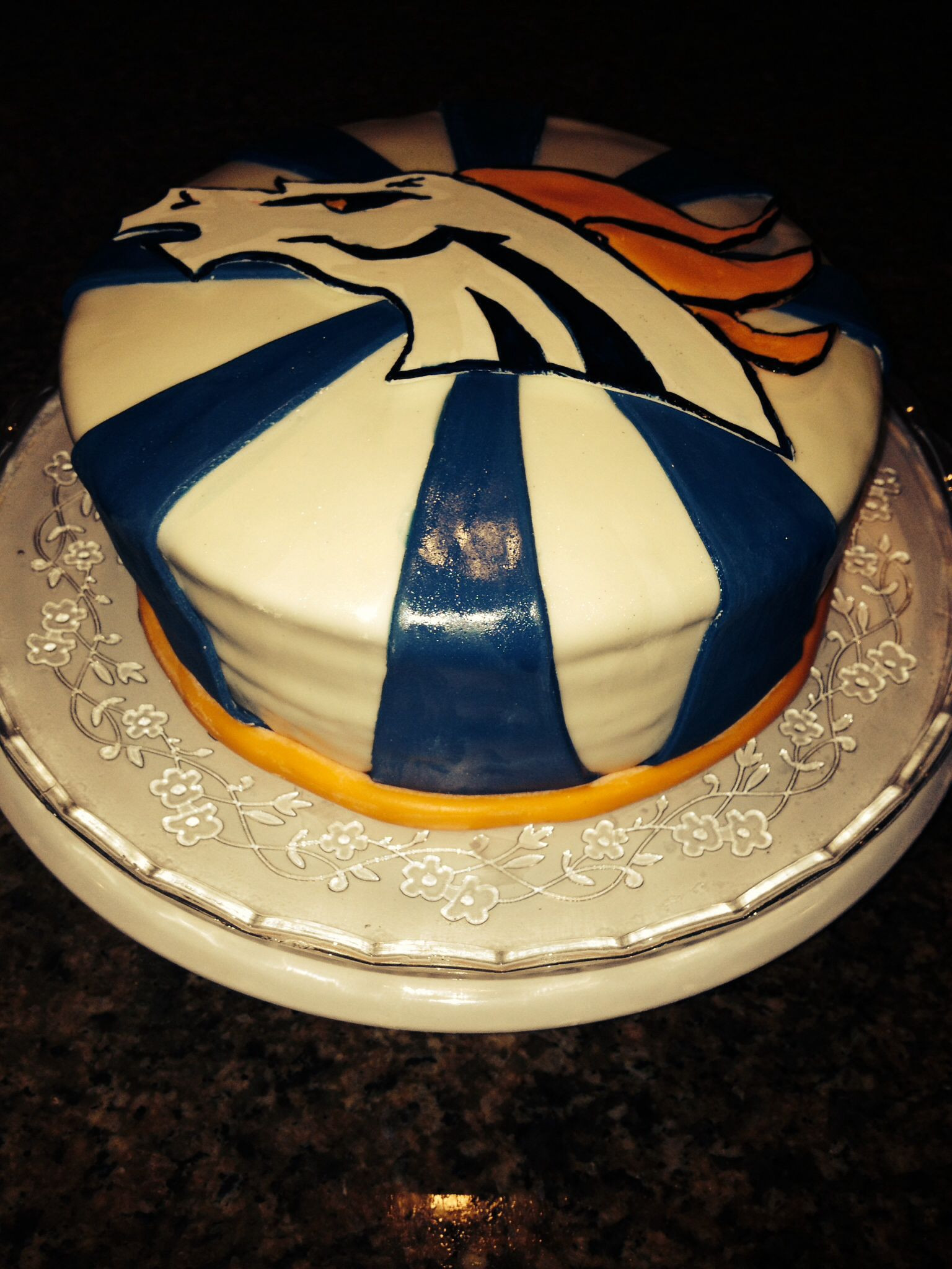 Denver Broncos Birthday Cake
 Denver Broncos Birthday Cake With images