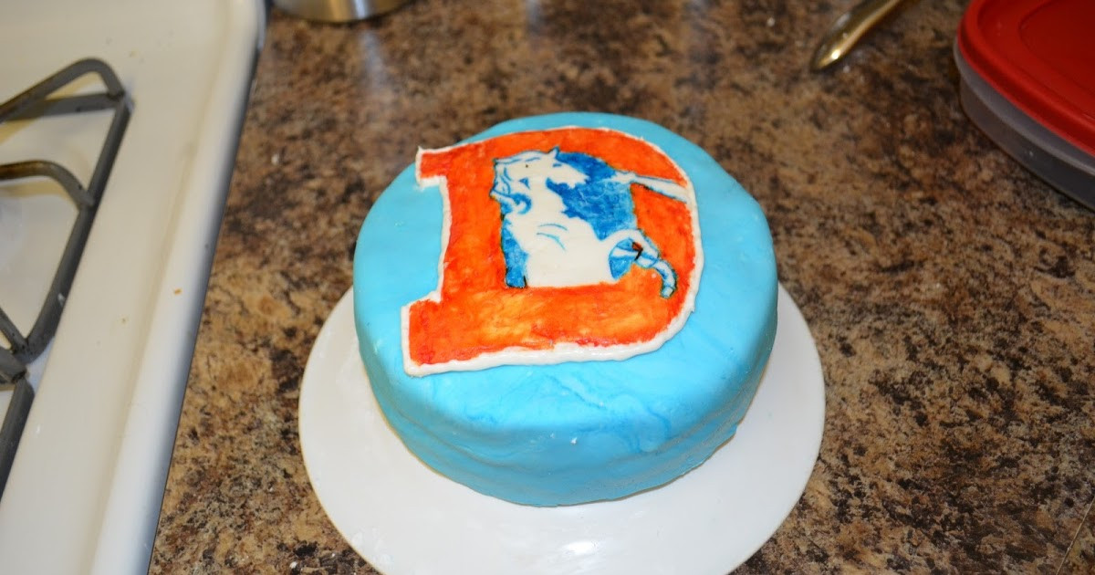 Denver Broncos Birthday Cake
 Sarah s Baked Goods Denver Broncos Birthday Cake May 2013