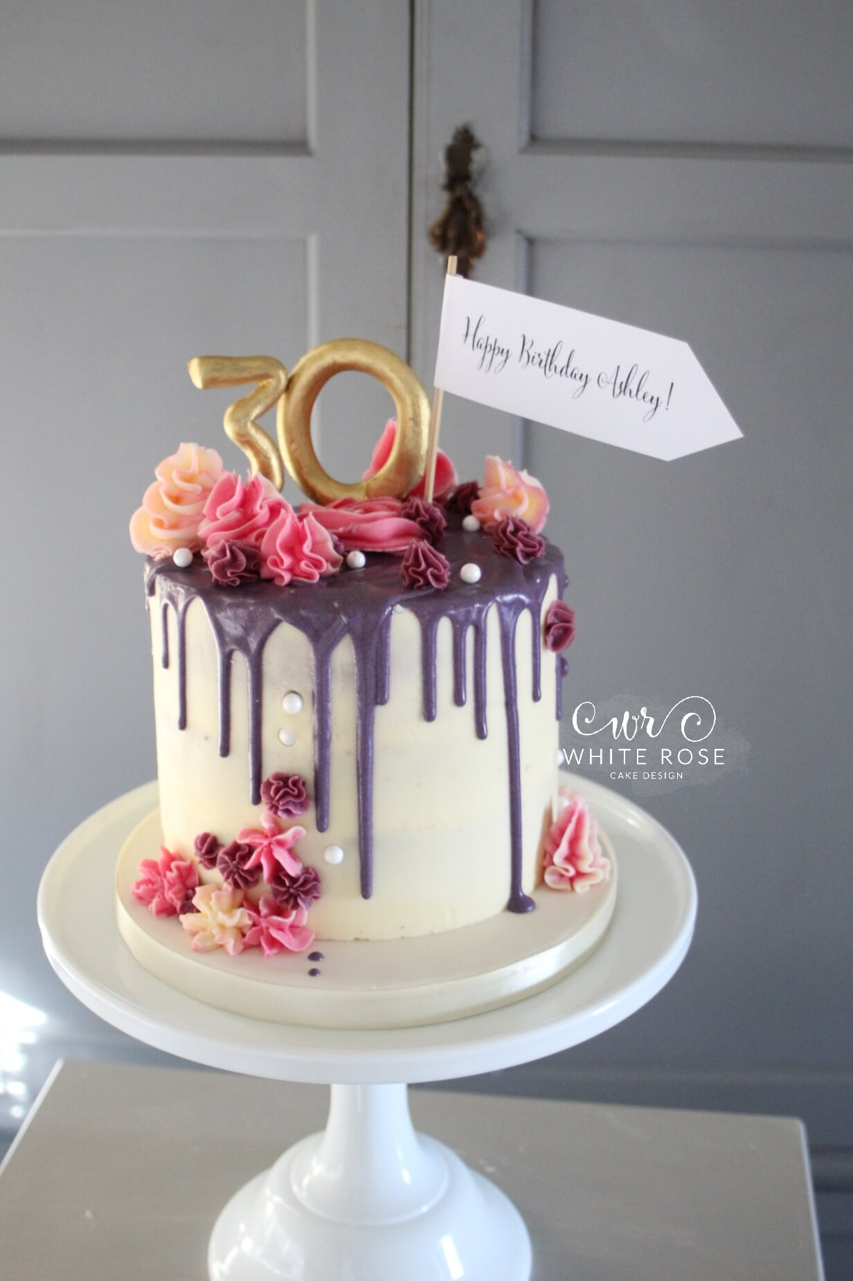 Designer Birthday Cakes
 30th Drippy Birthday Cake by White Rose Cake Design 2