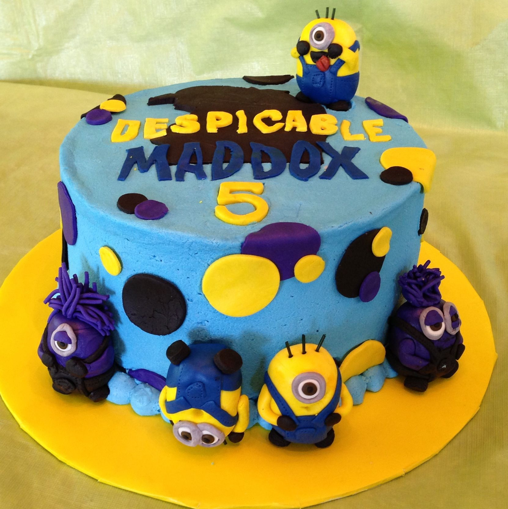 Despicable Me Birthday Cake
 Despicable Me 2 Cake