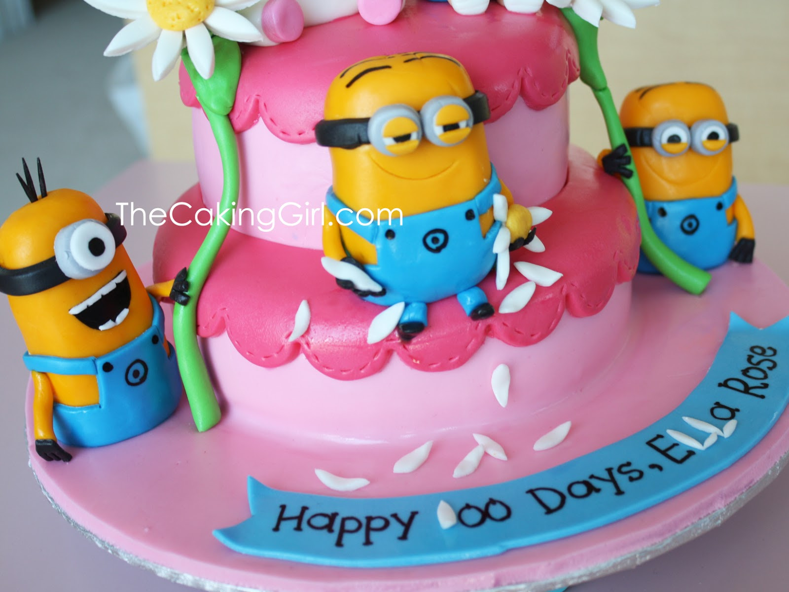 Despicable Me Birthday Cake
 TheCakingGirl Cute Despicable Me Cake