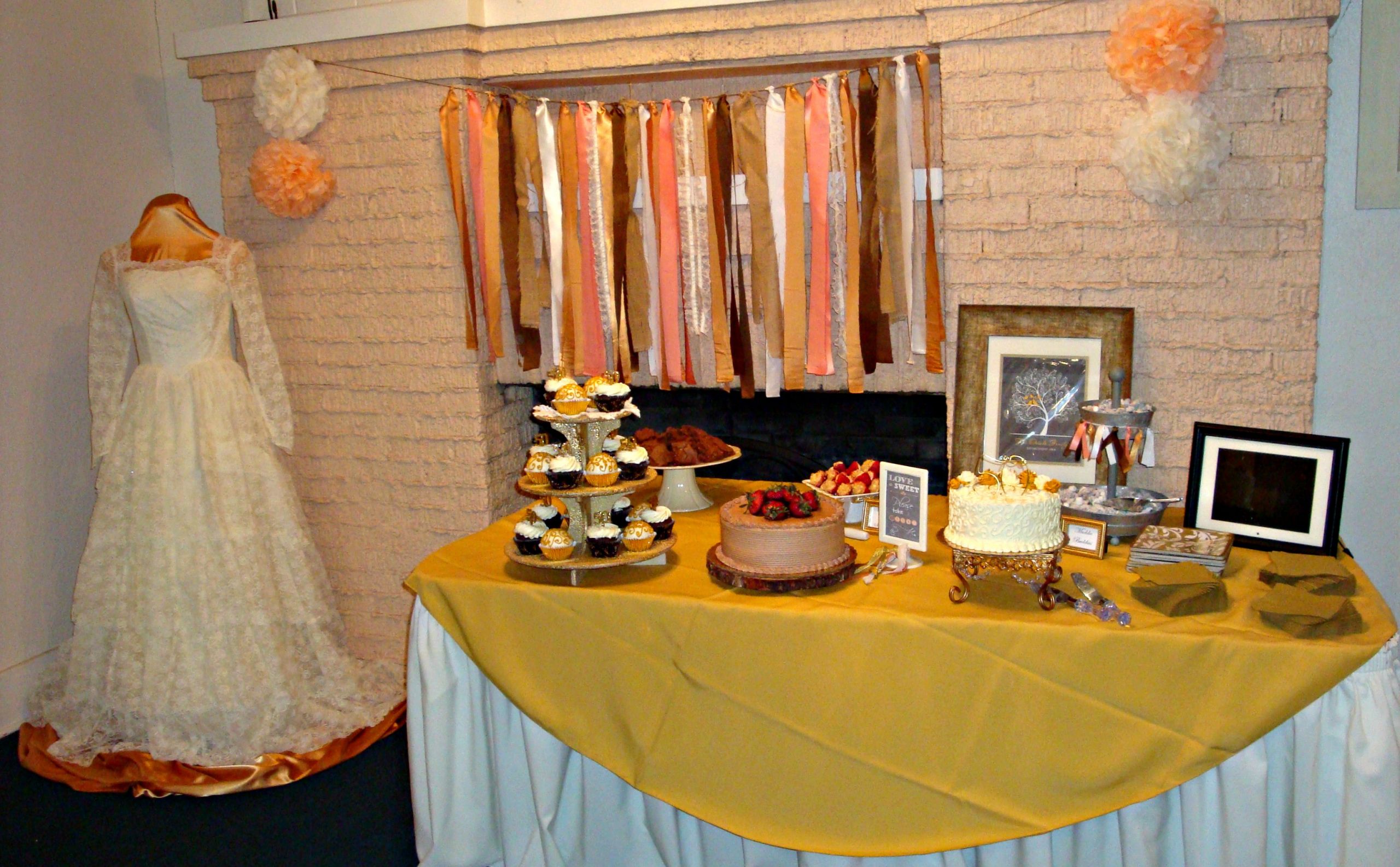 Dessert Table Ideas For 50 Th Birthday
 Cheesecake Stuffed Strawberries and a 50th Wedding
