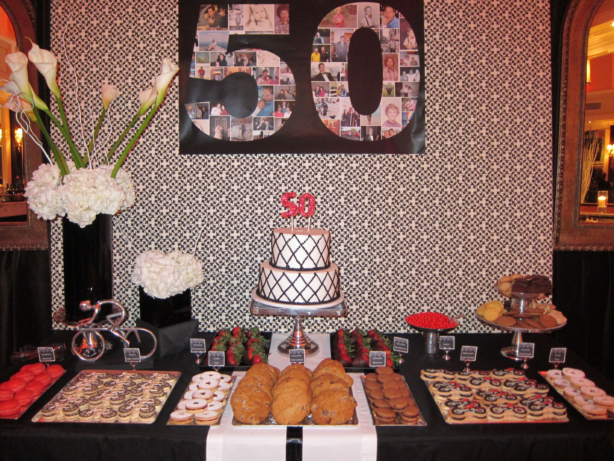 Dessert Table Ideas For 50 Th Birthday
 50th Birthday Dessert Table
