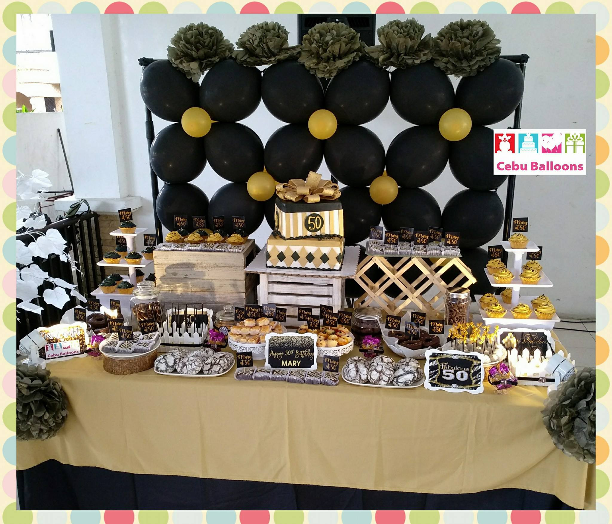 Dessert Table Ideas For 50 Th Birthday
 50th Birthday Candy Table