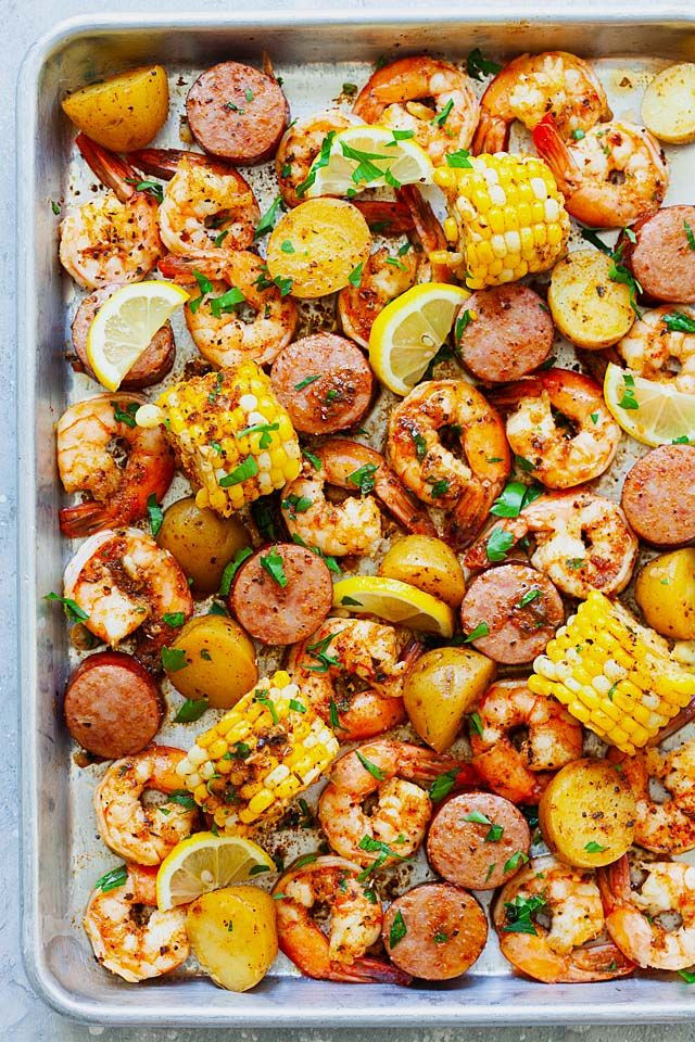 Desserts That Go With Seafood
 Shrimp boil recipe with old bay shrimp potatoes corn