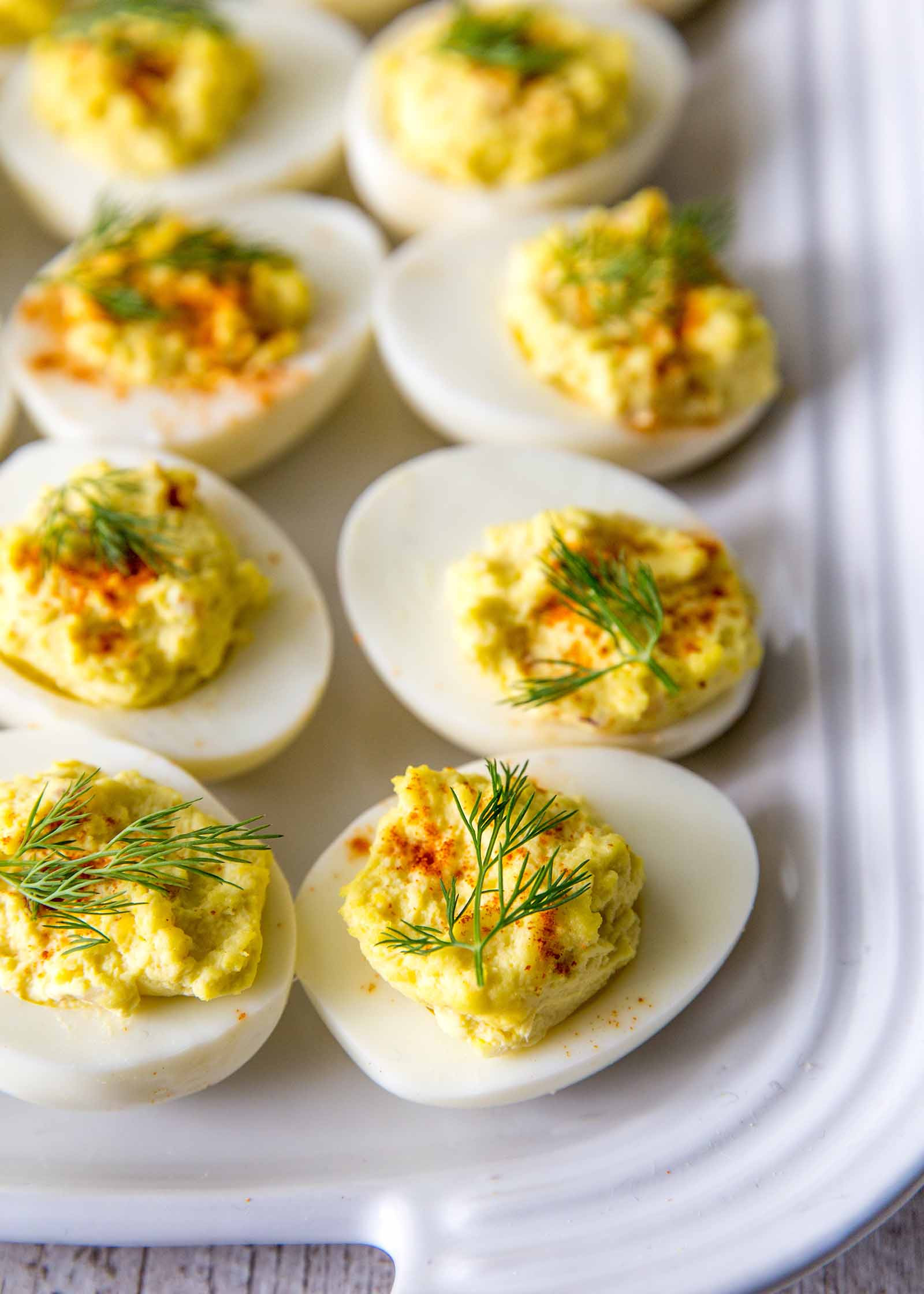 Deviled Eggs With Horseradish
 Deviled Eggs with Horseradish and Dill Recipe
