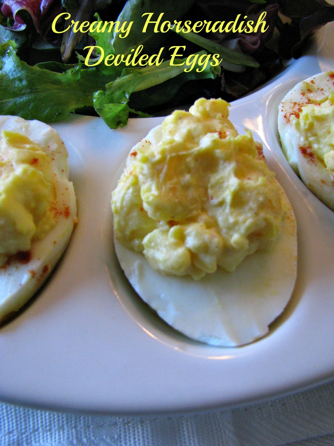 Deviled Eggs With Horseradish
 Creamy Horseradish Deviled Eggs Rants From My Crazy Kitchen