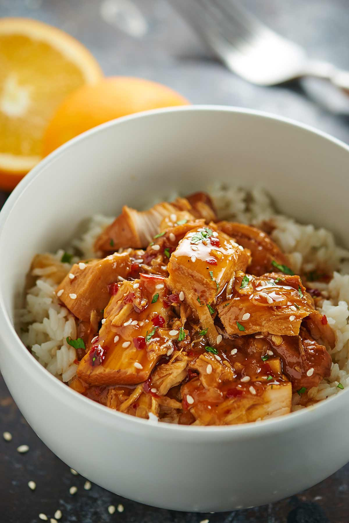 Diabetic Crockpot Chicken Recipes
 Crockpot Orange Chicken Recipe Lightened Up Healthy