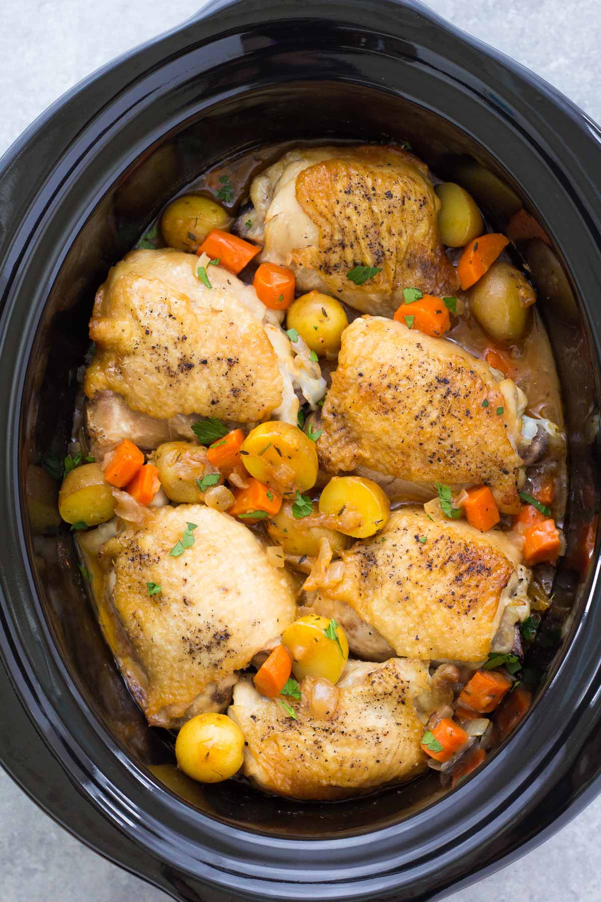 Diabetic Crockpot Chicken Recipes
 Crockpot Chicken and Potatoes