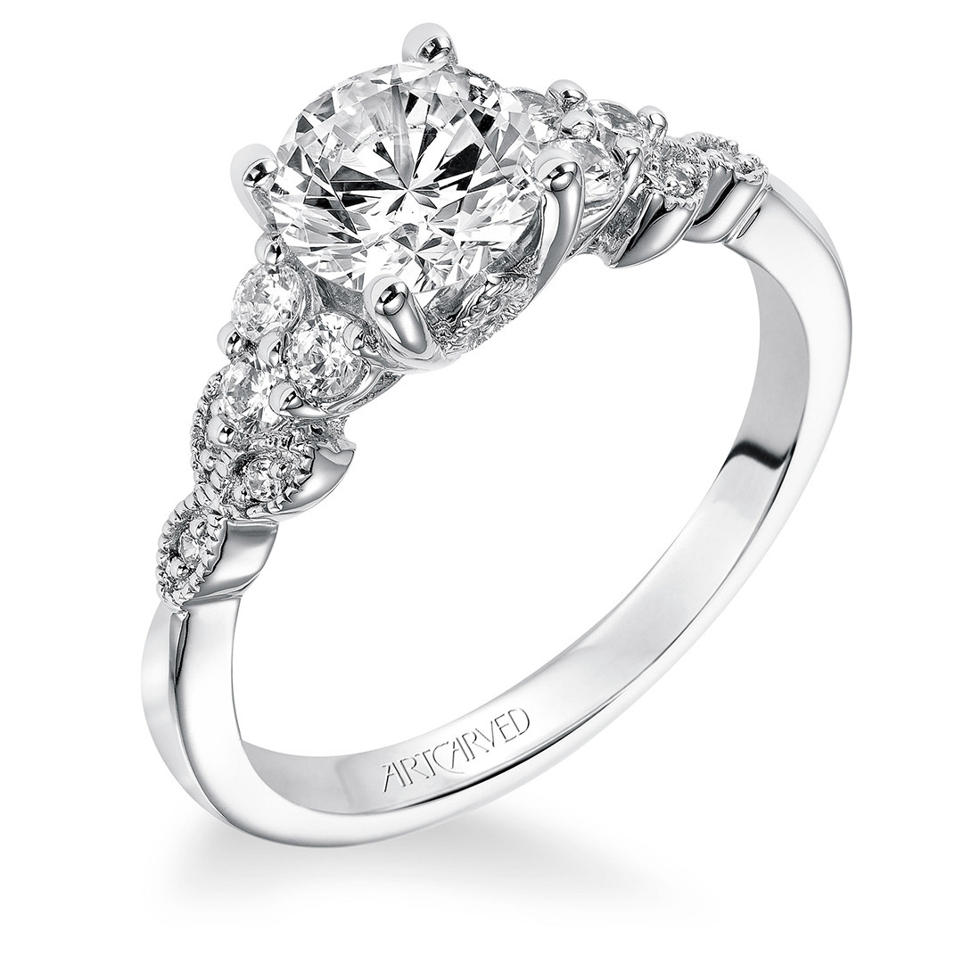 Diamond Engagement Ring
 Adeline Vintage Diamond Engagement Ring Zadok