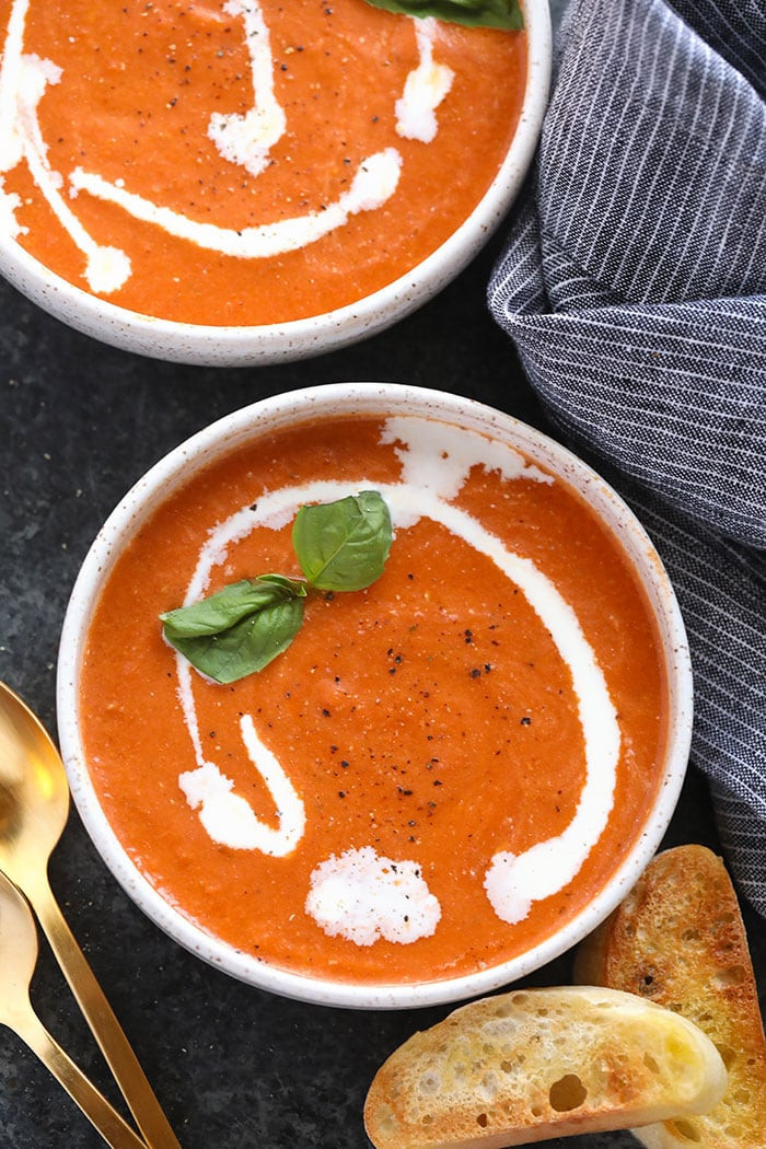 Difference Between Soup And Bisque
 20 Min Tomato Bisque Soup made with Greek yogurt Fit