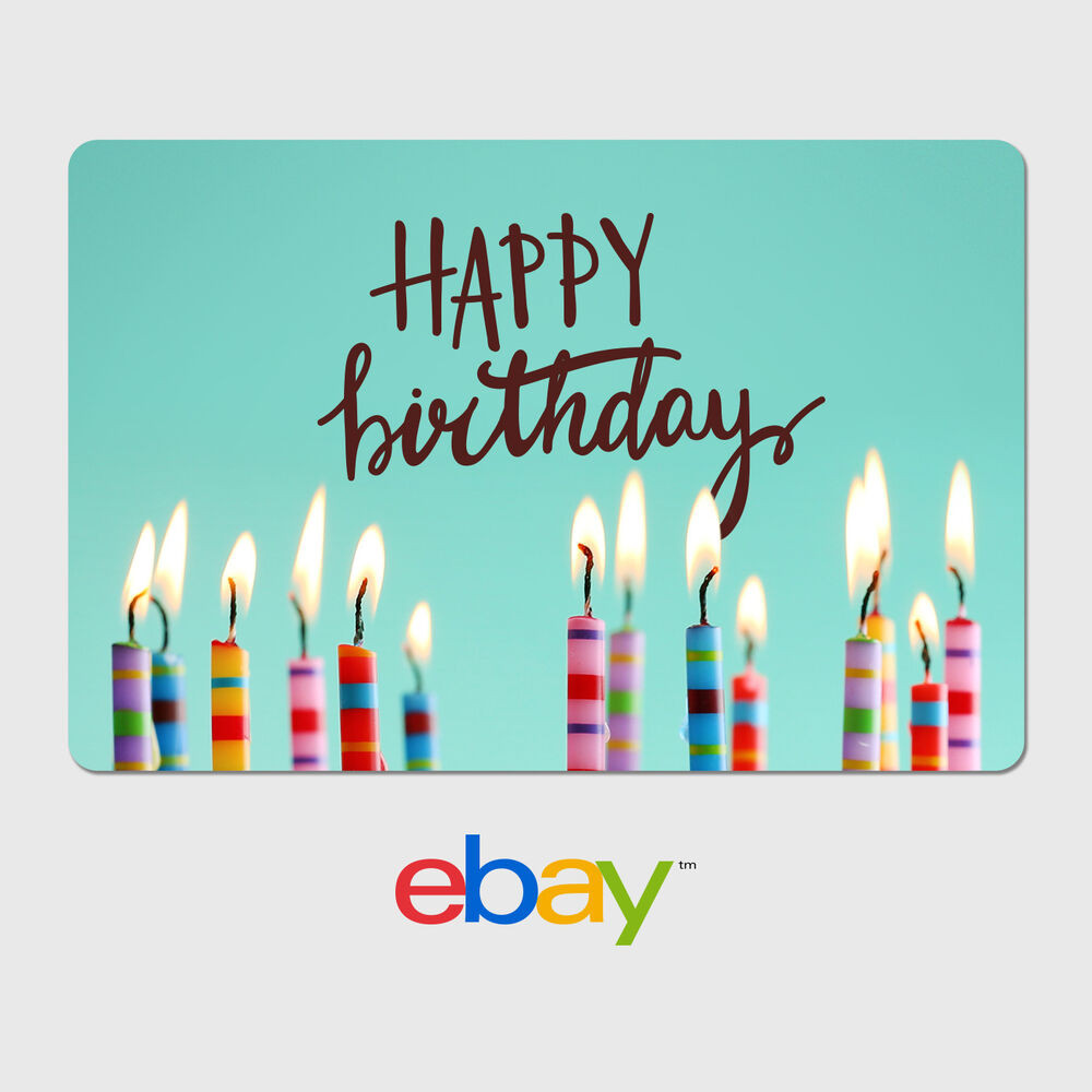 Digital Birthday Cards
 eBay Digital Gift Card Birthday Designs Email Delivery