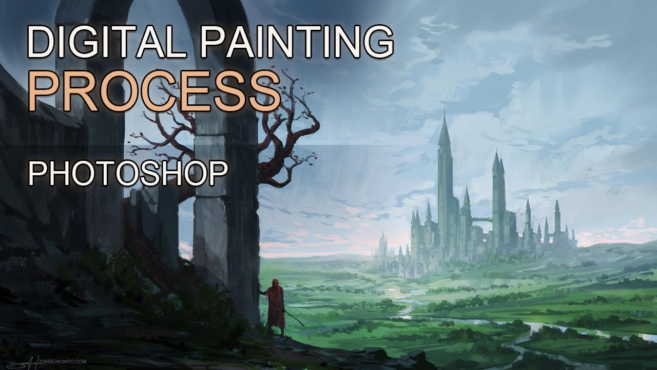 Digital Painting Landscape
 Digital Painting Fantasy Landscape Time Lapse