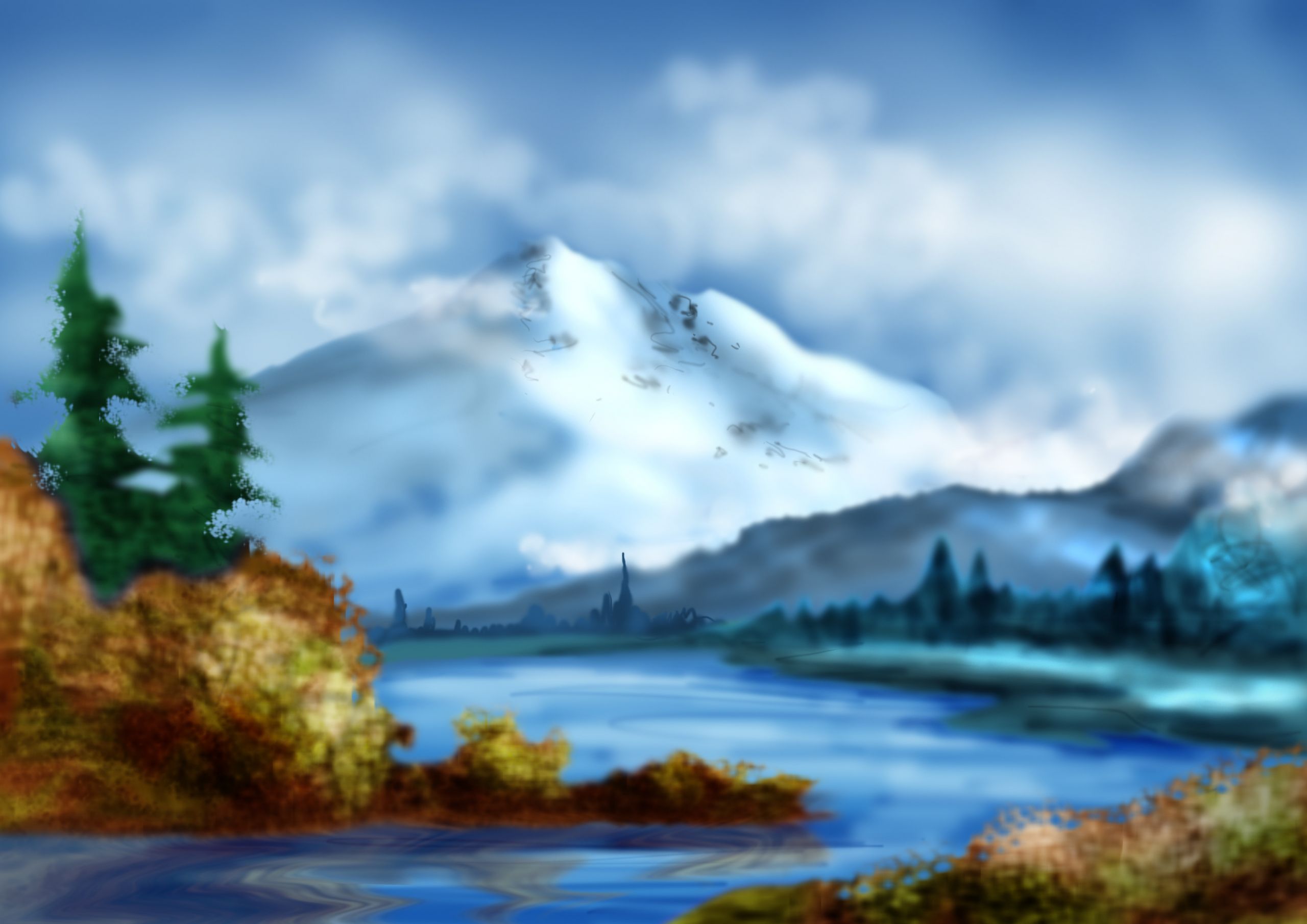 Digital Painting Landscape
 Digital Painting – Landscape