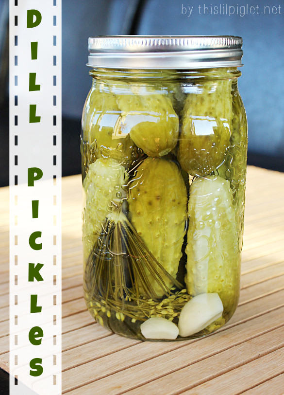 Dill Pickles Recipe For Canning
 Garlic Dill Pickles Recipes Canning This Lil Piglet