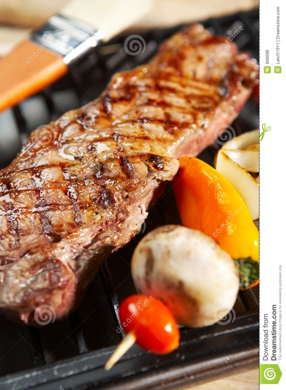 Dinner On The Grill
 BBQ Steak Dinner Grill Royalty Free Stock s Image