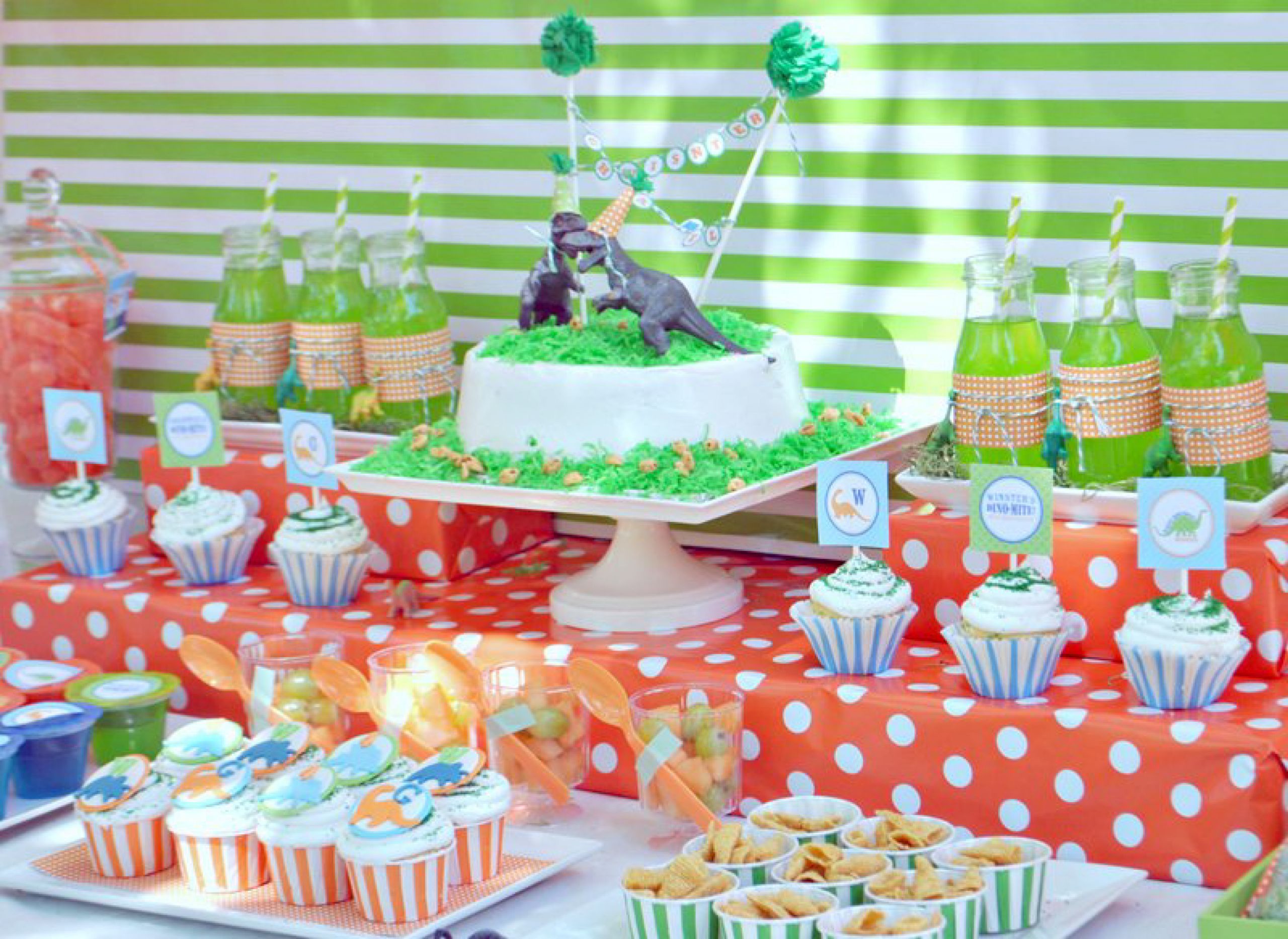 Dinosaur Themed Birthday Party
 A Dino Mite Dinosaur Party Anders Ruff Custom Designs LLC