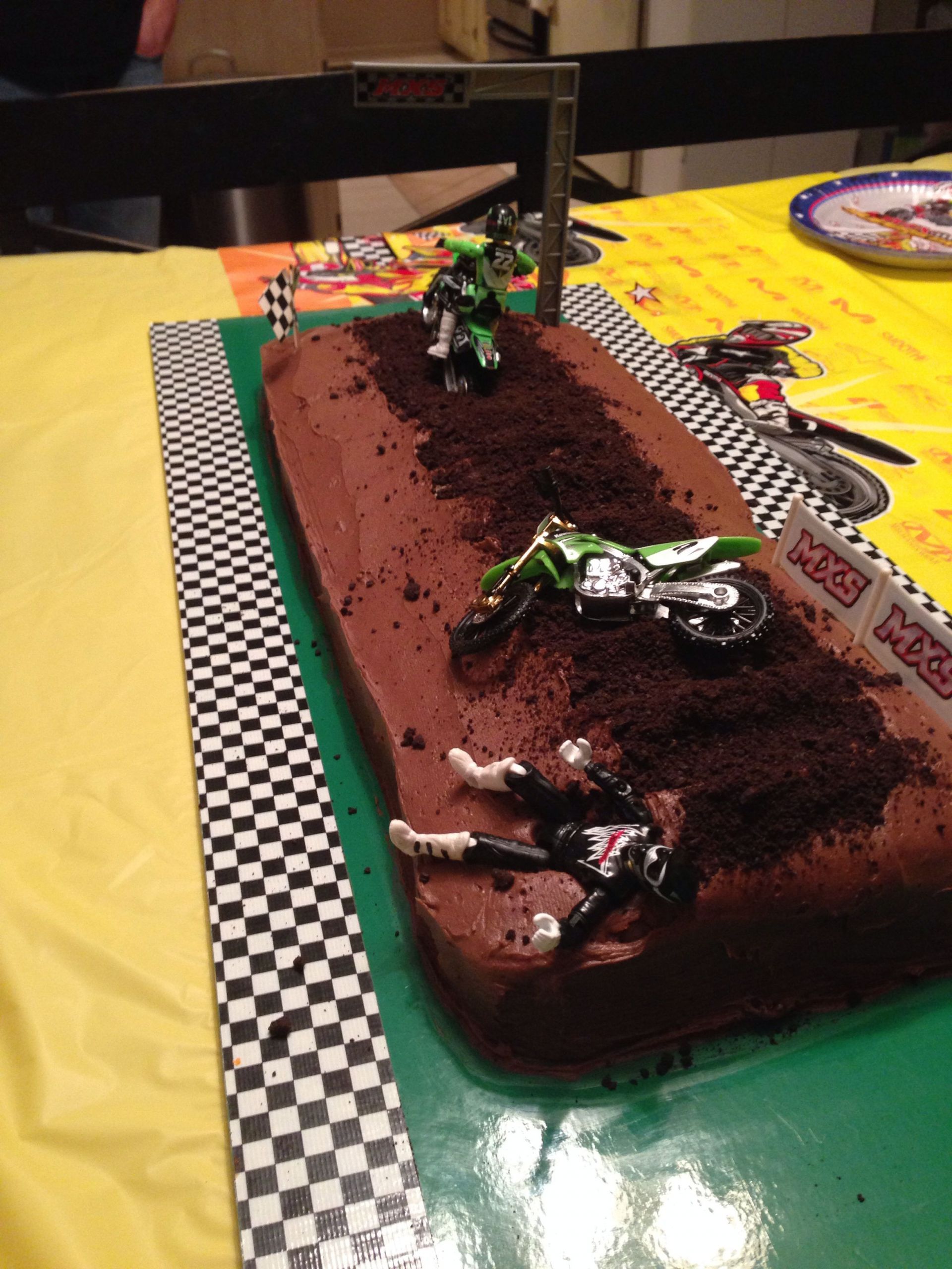 Dirt Bike Birthday Cake
 Dirt bike cake