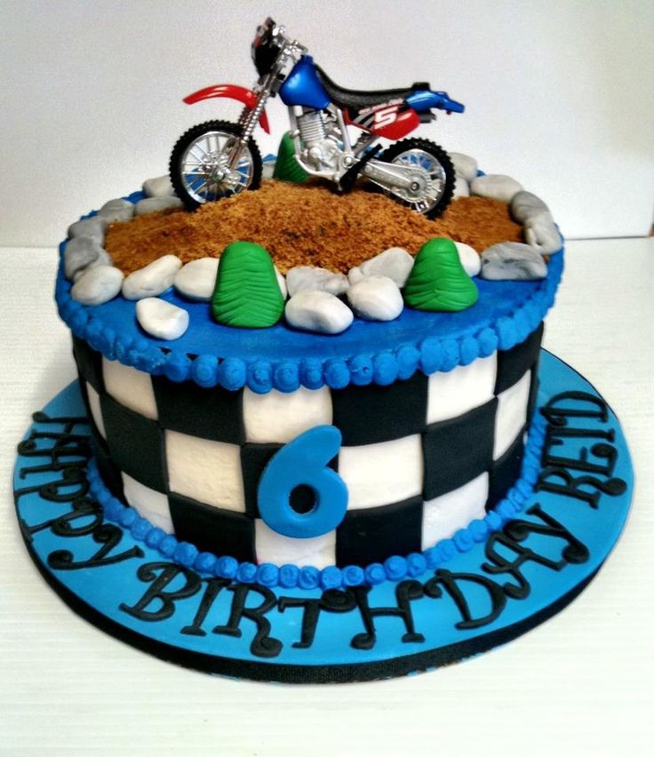 Dirt Bike Birthday Cake
 Dirtbike Birthday Cakes