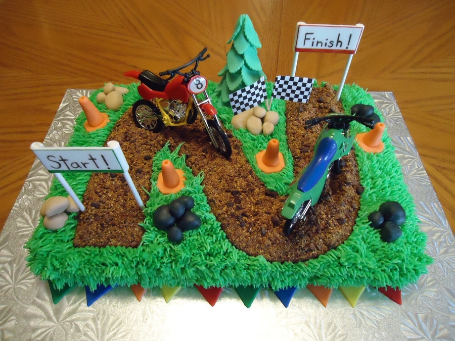 Dirt Bike Birthday Cake
 Dirt Bike Cake CakeCentral