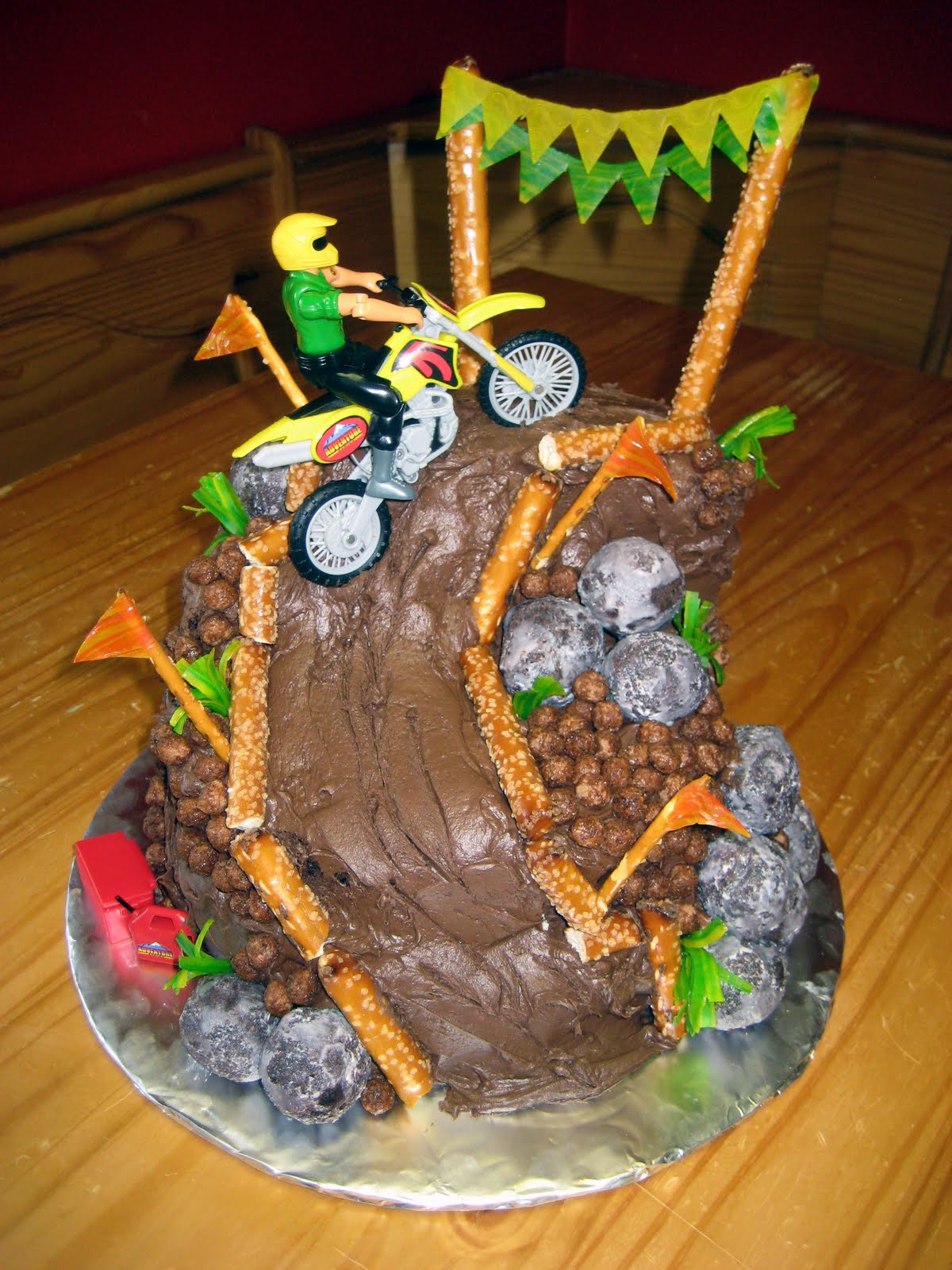 Dirt Bike Birthday Cake
 The Cake Cow Dirt Bike Mountain