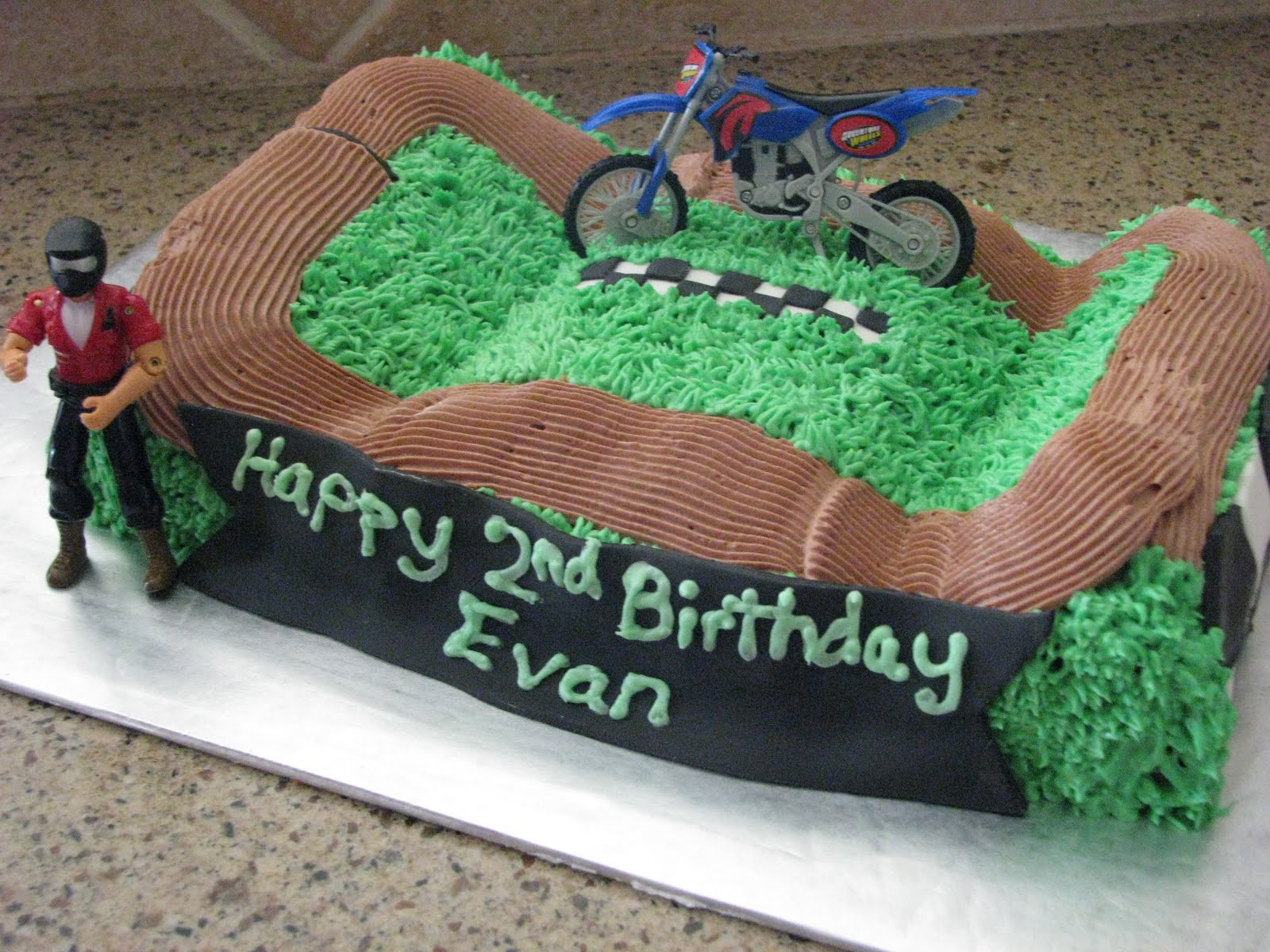 Dirt Bike Birthday Cake
 Bake me a Cake Dirt Bike Birthday Cake