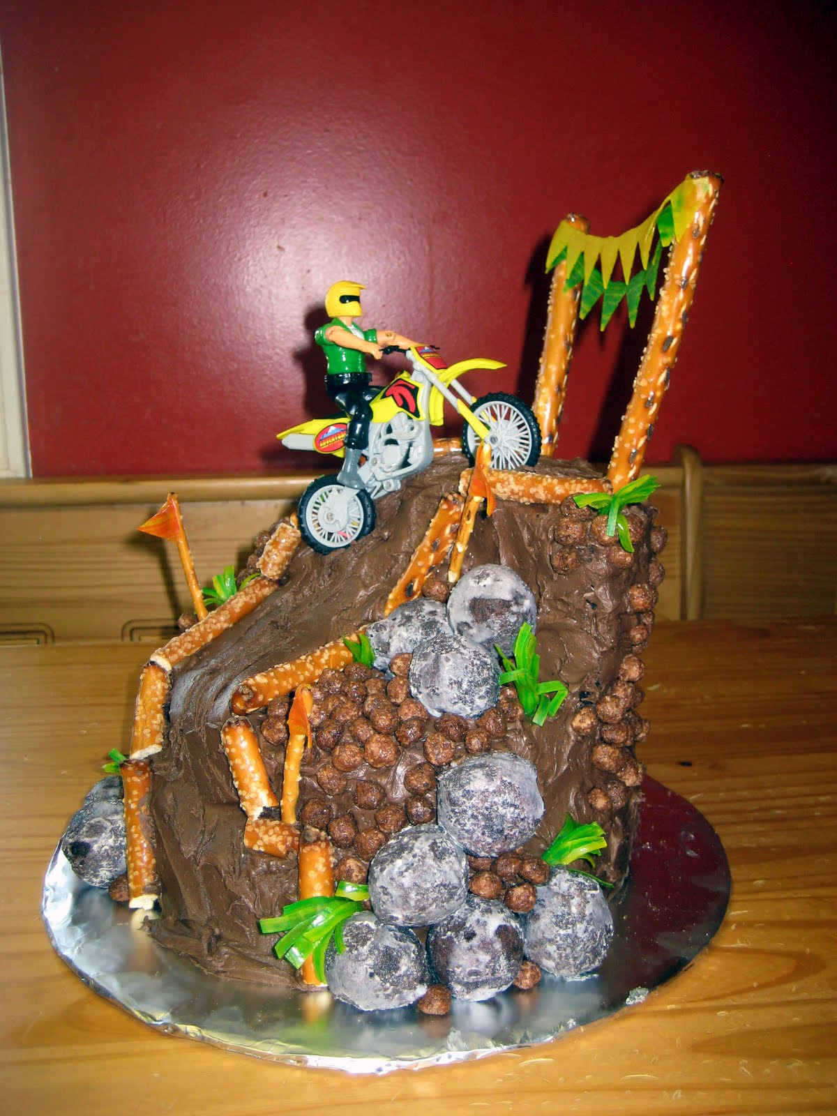 Dirt Bike Birthday Cake
 The Cake Cow Dirt Bike Mountain