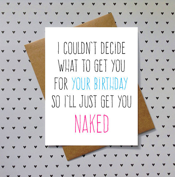 Dirty Birthday Cards
 Dirty birthday card for boyfriend birthday card for husband