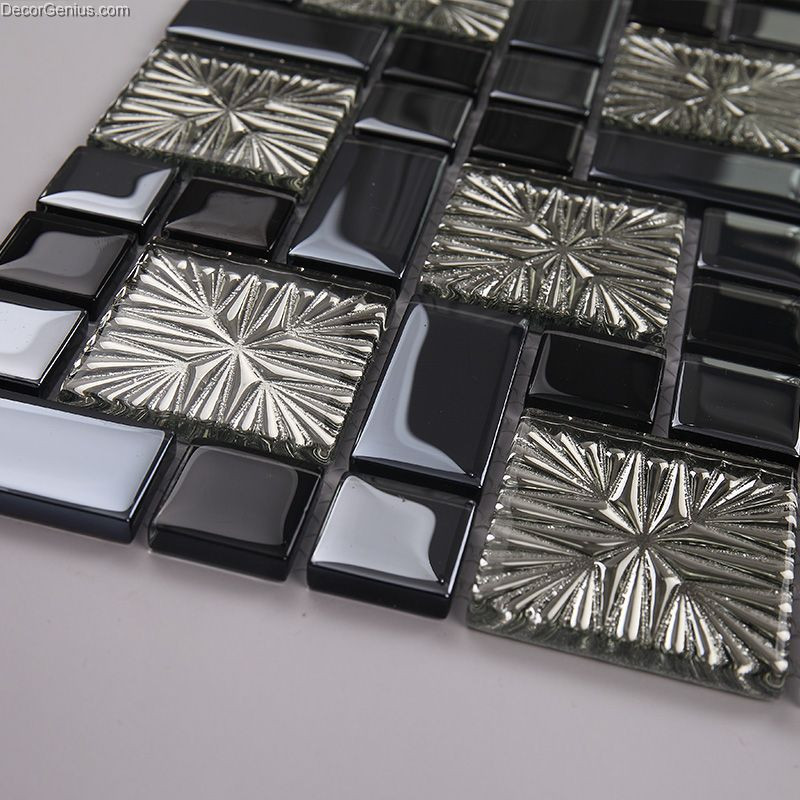 Discount Kitchen Backsplash Tile
 Galvanized 3D Metalic Discount Backsplash Kitchen Mosaic