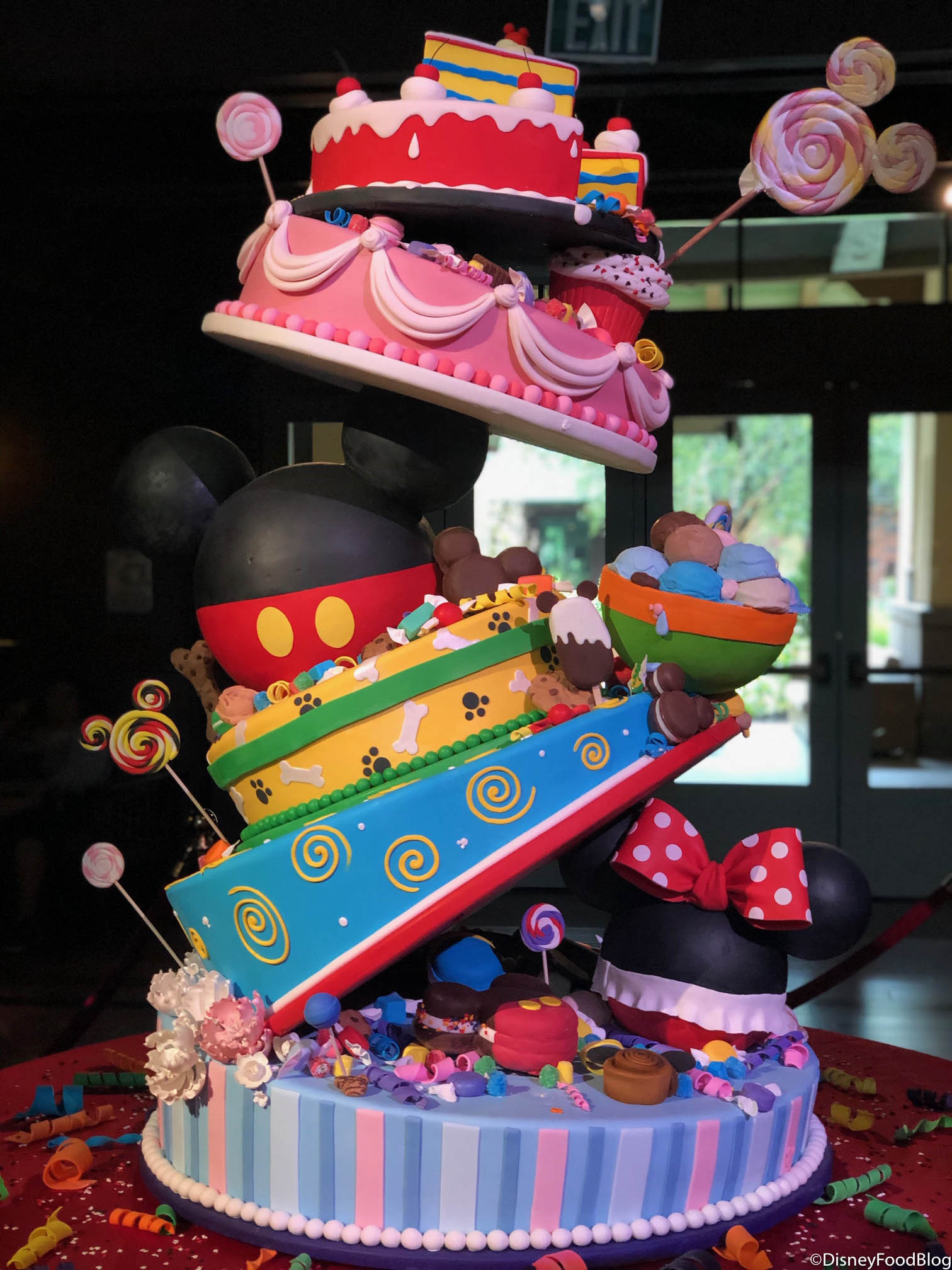 Disney Birthday Cake
 Check Out Mickey’s 90th Birthday Cake in Disneyland Resort