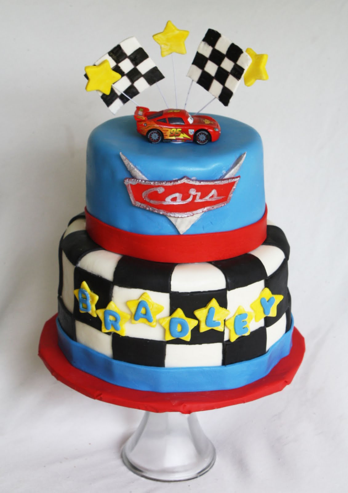 Disney Cars Birthday Cake
 A Disney Cars Cake