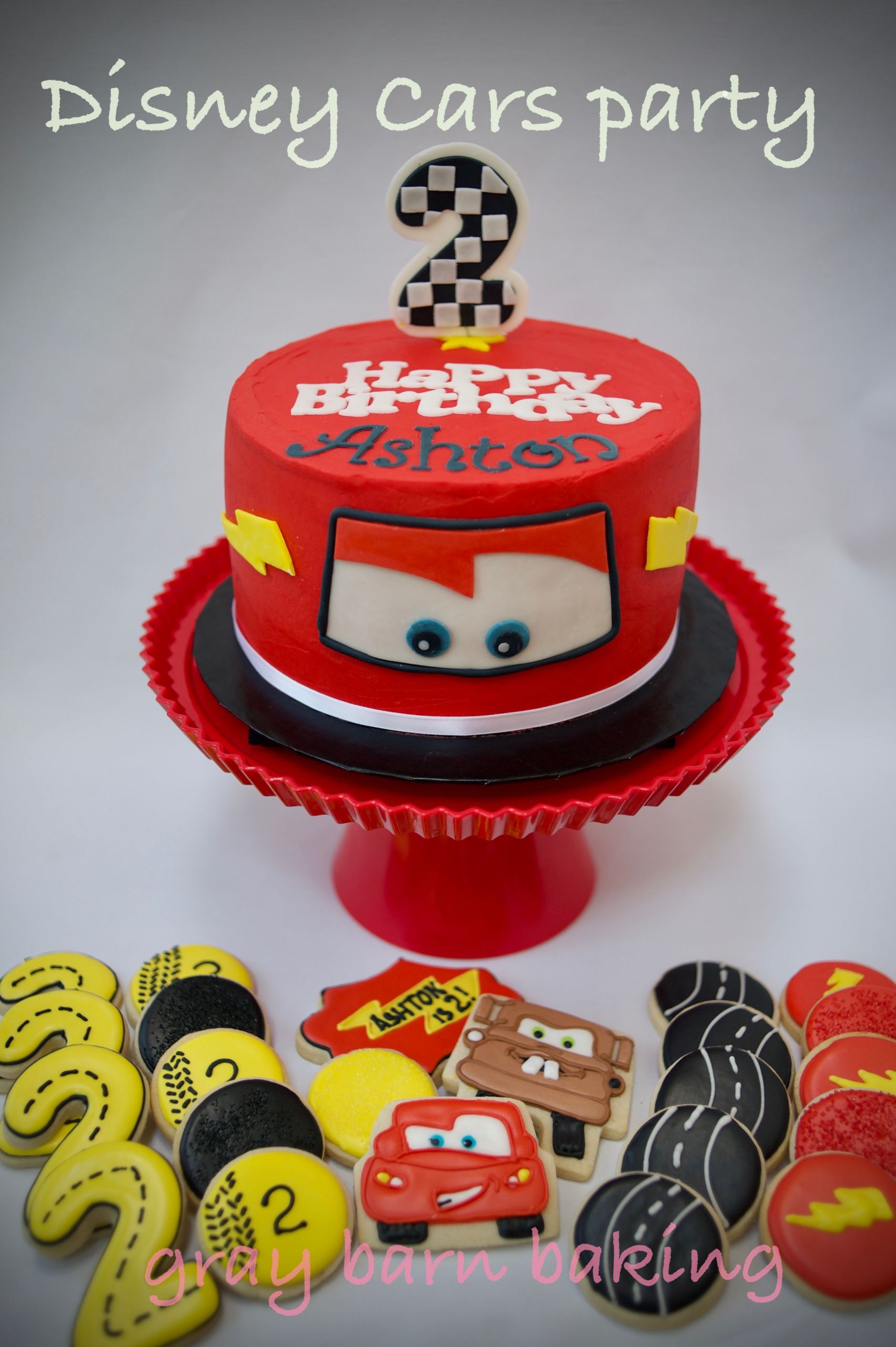 Disney Cars Birthday Cake
 Disney “Cars” 2nd Birthday